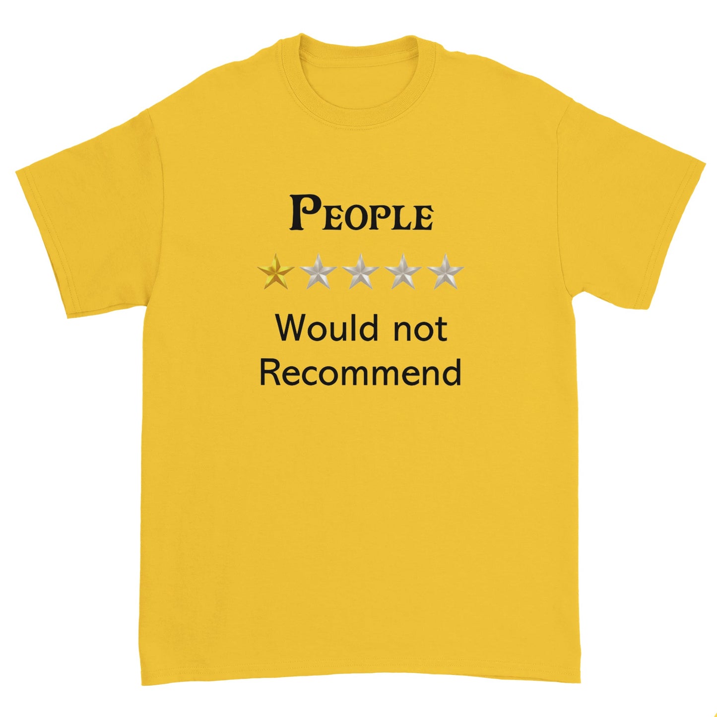 People - Would Not Recommend