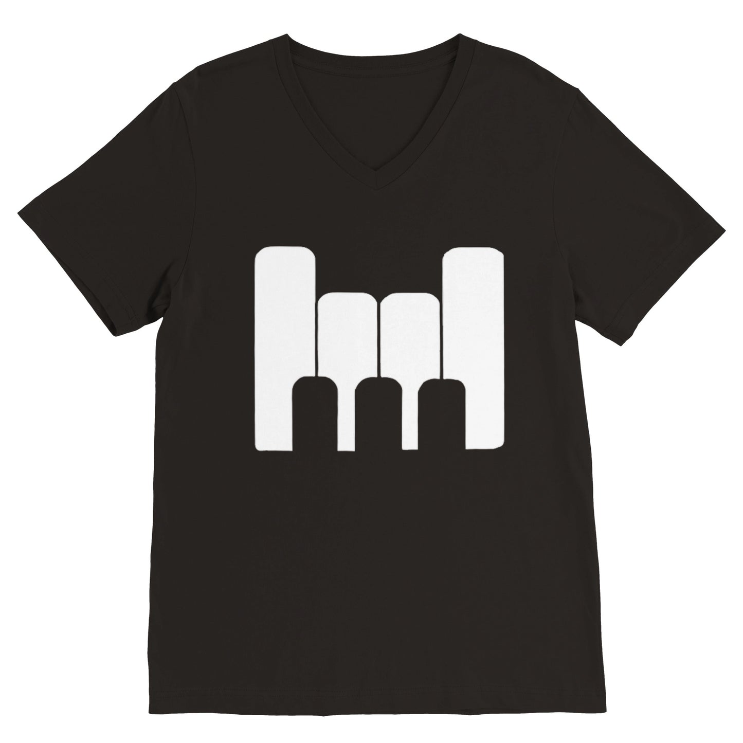 Rock On (Piano Keys) (V Neck)