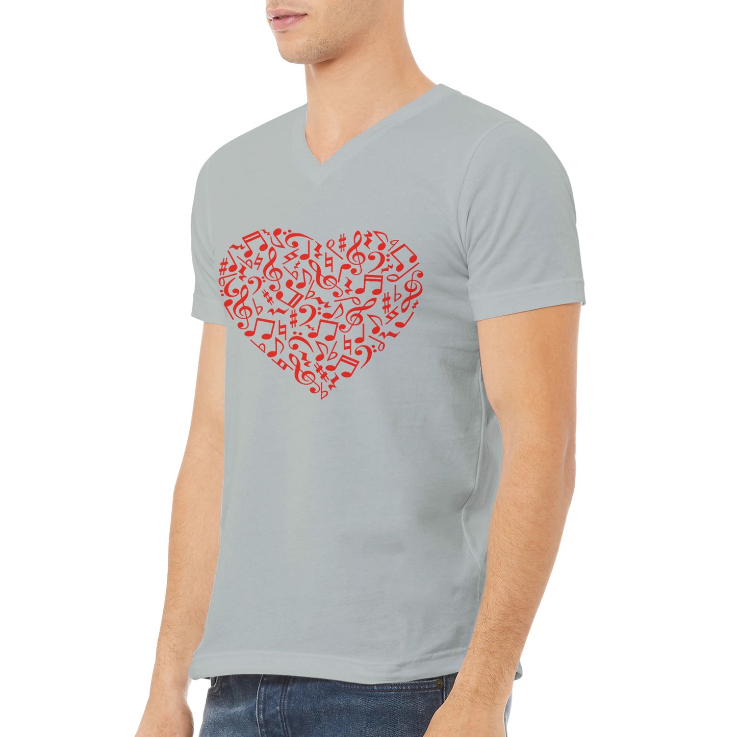 Music Heart (V Neck)