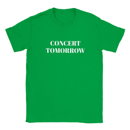Concert Tomorrow!