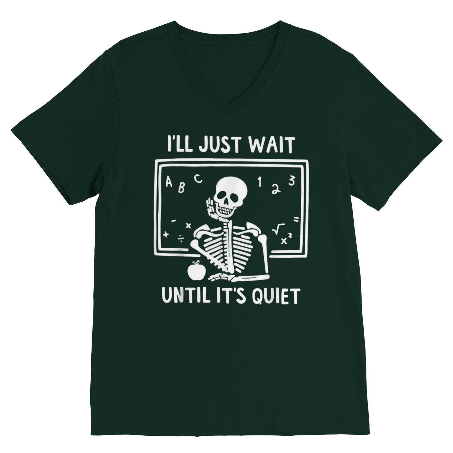 I'll Wait Until It's Quiet (V Neck)